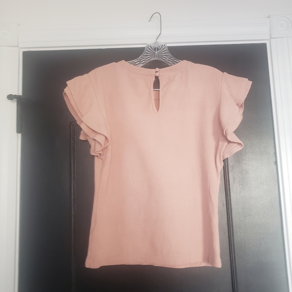 Anthropologie Flutter Sleeve Sweater - Picture 3 of 5